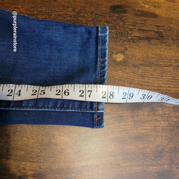 Madewell Jeans 27 Skinny 10" High Rise Tummy Control Medium Dark Wash Stretch - Picture 11 of 13